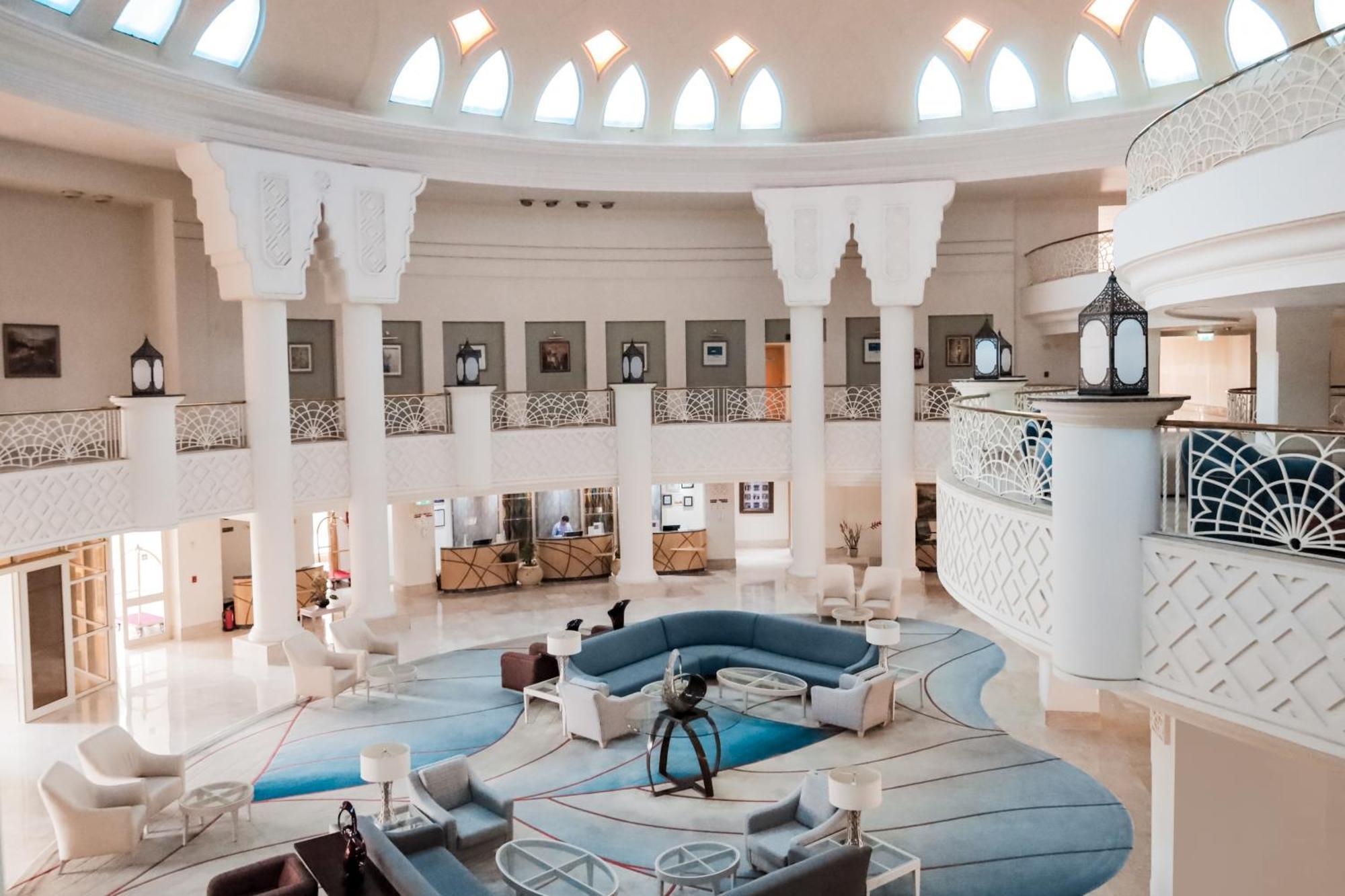 Old Palace Resort Sahl Hasheesh Hurghada Exterior foto The lobby of the hotel